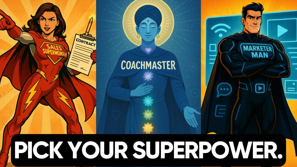 PICK YOUR Coaching Business SUPERPOWER.