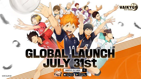 HAIKYU!! FLY HIGH hits mobile phones...